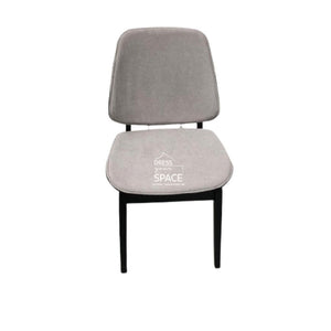 Portia Chair - Black/Pewter Fabric - Indoor Dining Chair - DYS Indoor