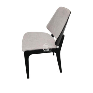 Portia Chair - Black/Pewter Fabric - Indoor Dining Chair - DYS Indoor