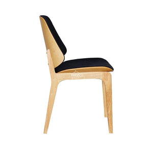 Portia Chair - Natural/Ebony Fabric - Indoor Dining Chair - DYS Indoor
