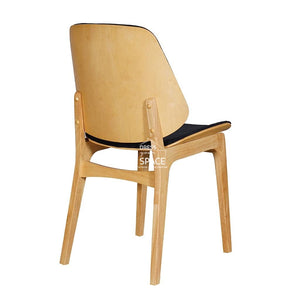Portia Chair - Natural/Ebony Fabric - Indoor Dining Chair - DYS Indoor