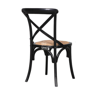 Rosa Chair - Shabby Chic Black - Indoor Dining Chair - DYS Indoor