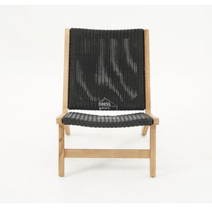 Salem Chair - Black - Outdoor Lounge Chair - DYS Outdoor