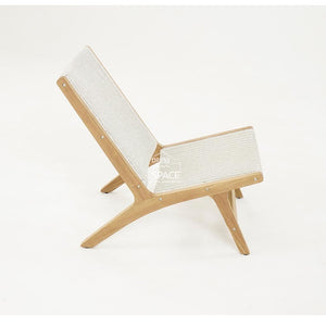 Salem Chair - Fantasy White - Outdoor Lounge Chair - DYS Outdoor