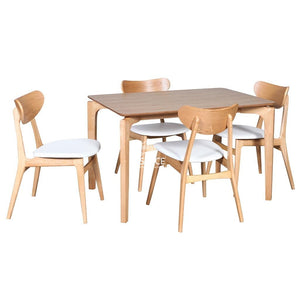 Scandi Table & Martina Chairs - 5 Piece Dining Set - Indoor Setting - DYS Indoor