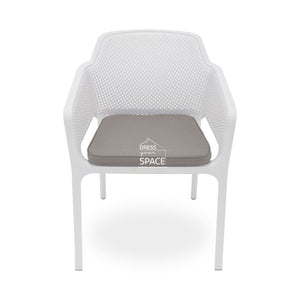 Shaped Seat Pad - Taupe - Outdoor Cushion - DYS Outdoor