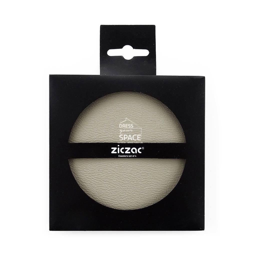 Togo Coasters - Taupe (Set of 4) - Coaster - DYS Indoor