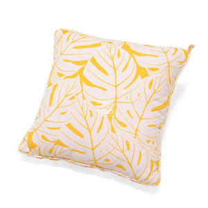 Yellow Leaves Outdoor Cushion - 45cm Sq - Outdoor Cushion - Lifestyle Garden